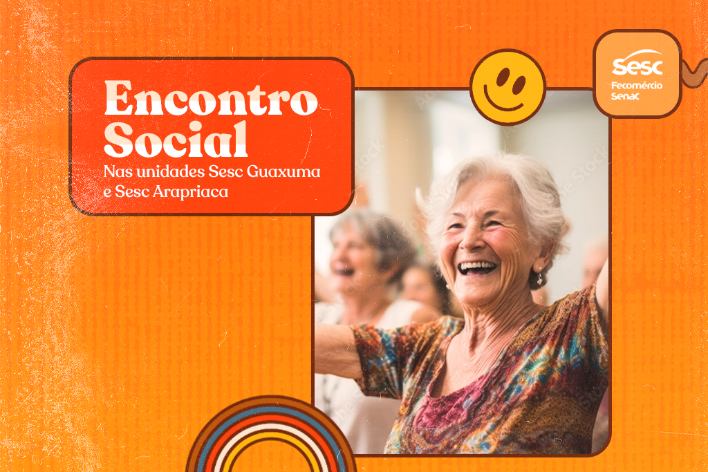 Evento dançante para o público idoso irá animar as unidades Sesc Guaxuma e Arapiraca