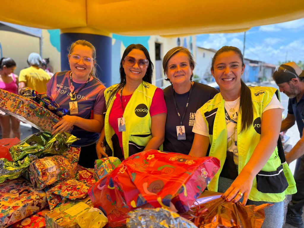 Sesc Alagoas entrega brinquedos arrecadados na Campanha “Brinquedo = Sorriso”