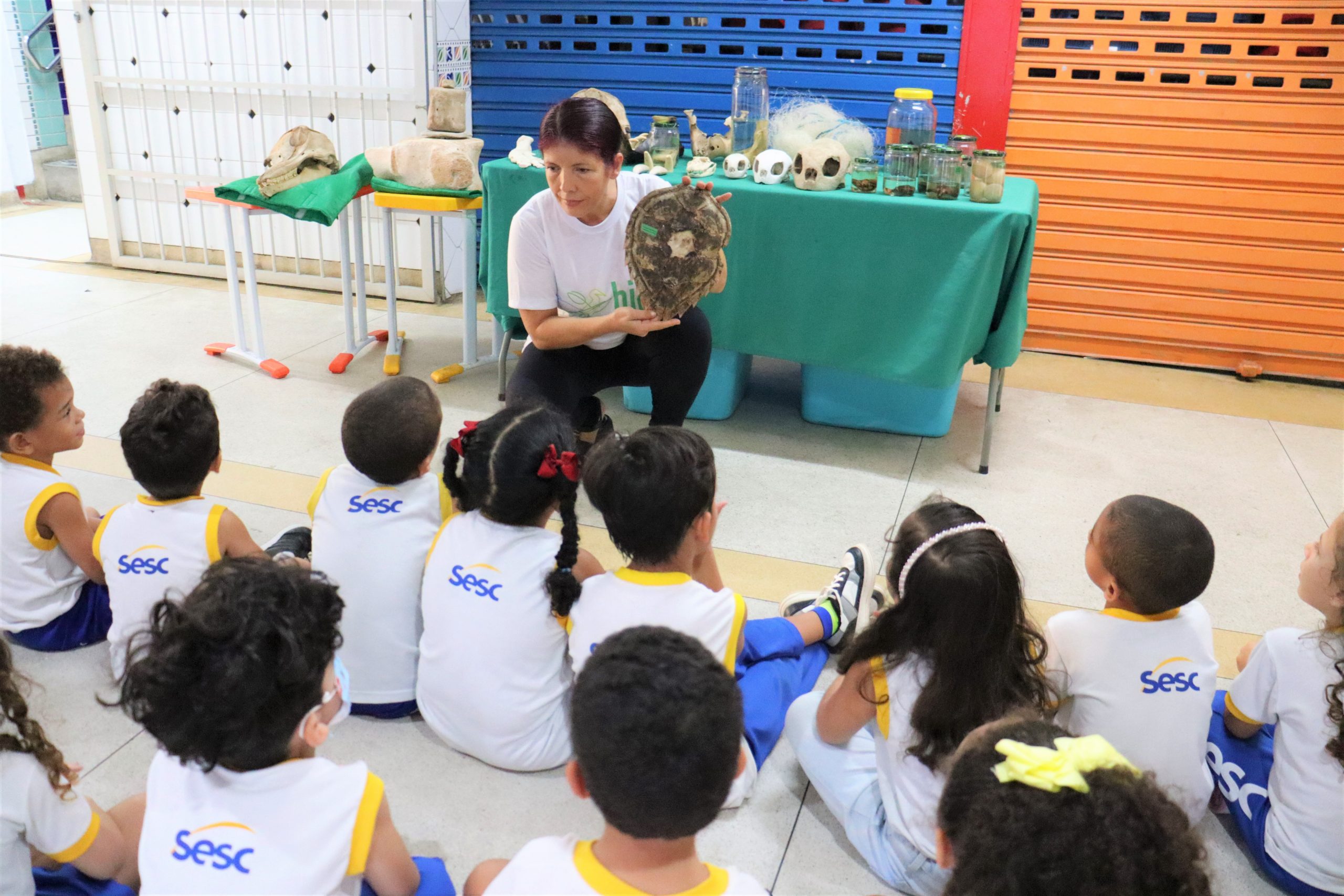 Alunos do Sesc Jaraguá participam de ação educativa sobre conservação ambiental